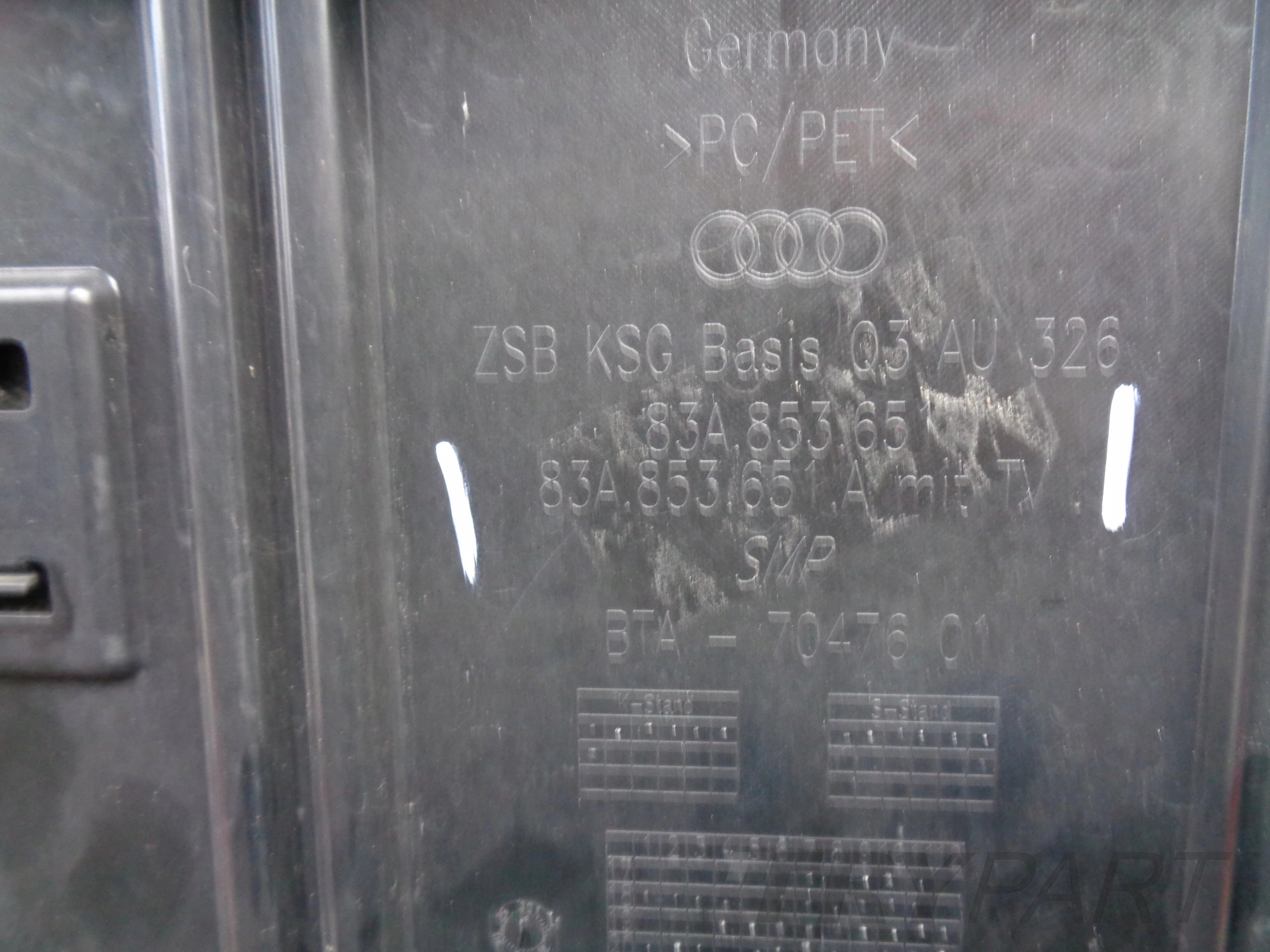 GRILL GRILLE AUDI Q3 II 83A 18-