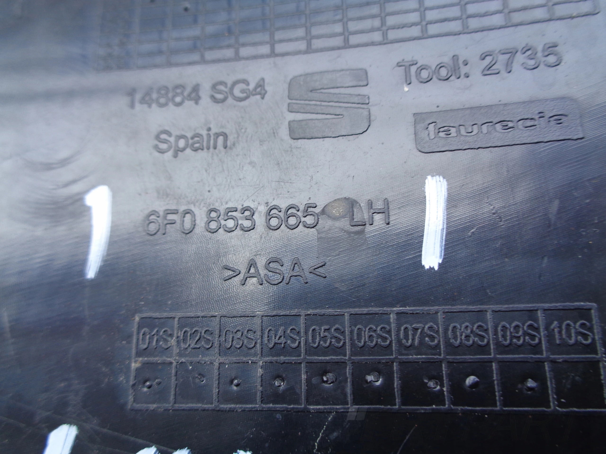 LEFT BUMPER GRILLE SEAT IBIZA V 6F 6F0 17-