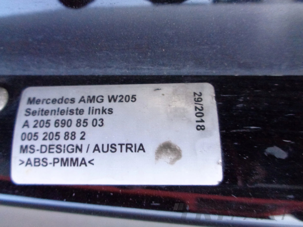 LEFT DOOR SILL TRIM MERCEDES C-CLASS W205 AMG 6.3