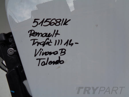 LEFT FRONT FENDER OPEL VIVARO B 14- RENAULT TRAFIC III TALENTO NO. 51568