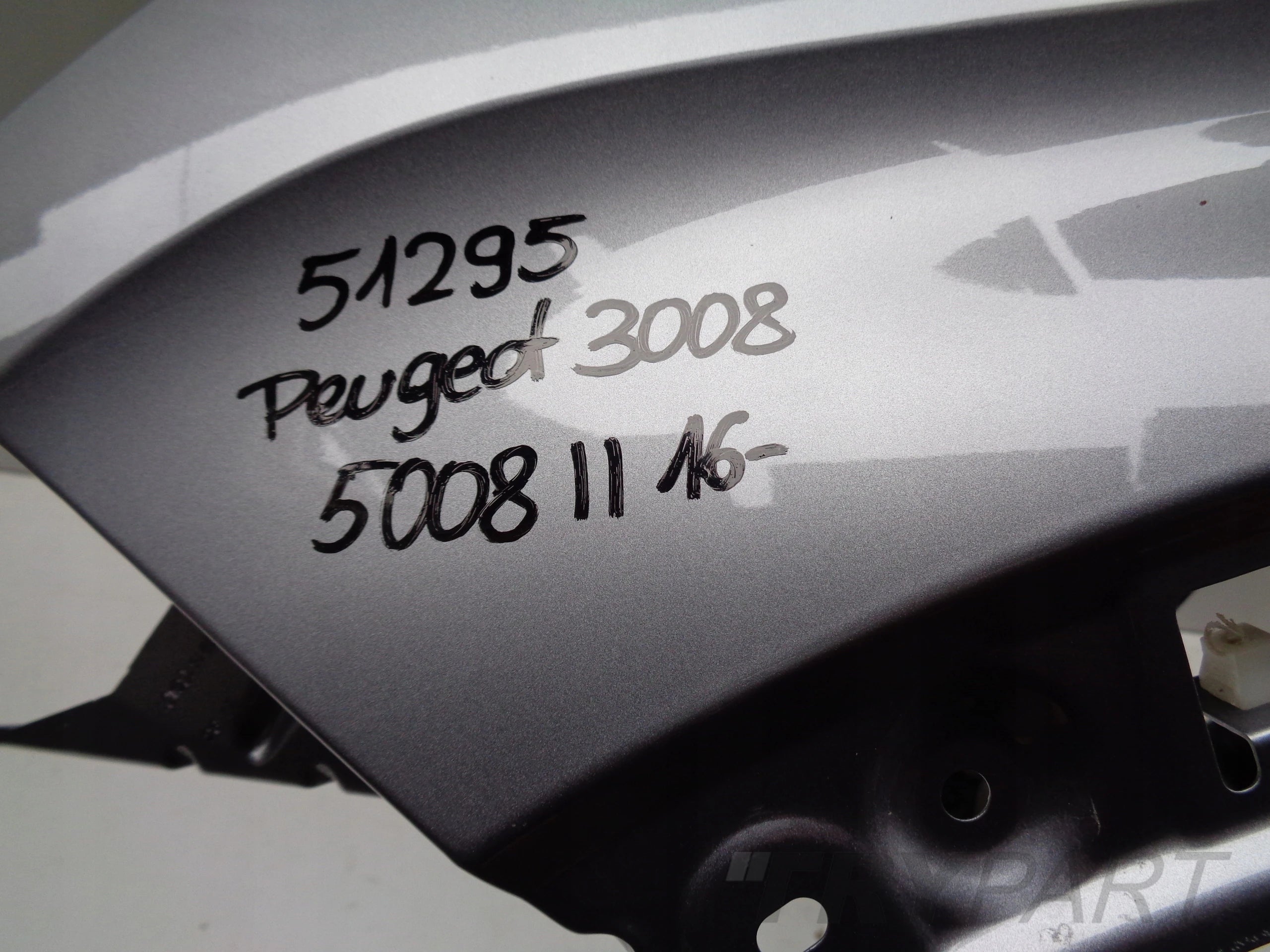 LEFT FRONT FENDER PEUGEOT 3008 5008 II 16- NO. 51295