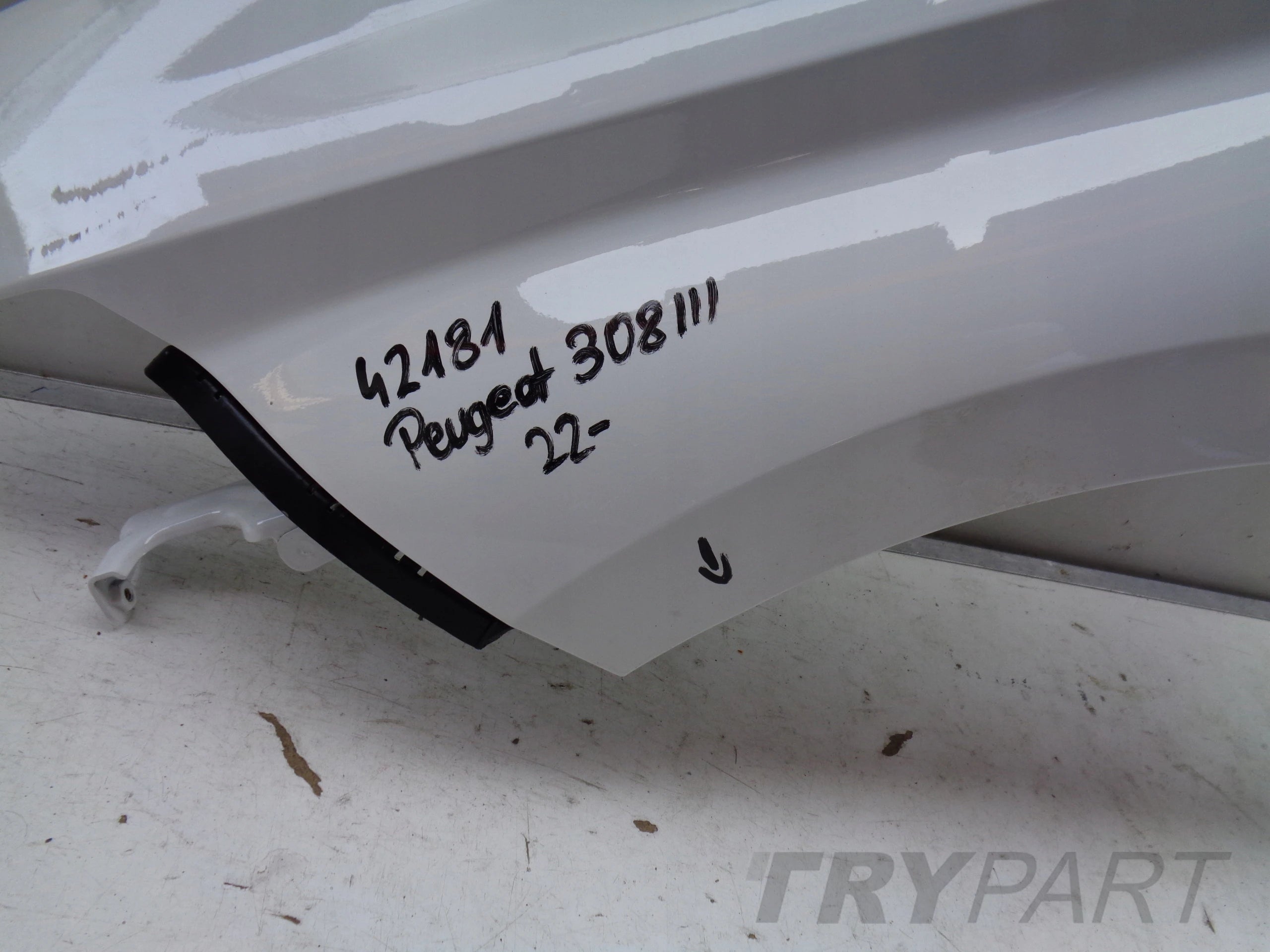LEFT FRONT FENDER PEUGEOT 308 III 22- NO. 42181