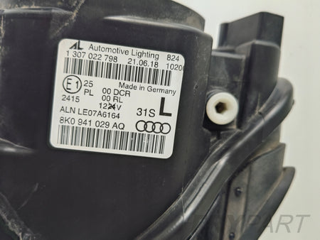LEFT HEADLIGHT AUDI A4 B8 8K 07- XENON LED NON-ADAPTIVE