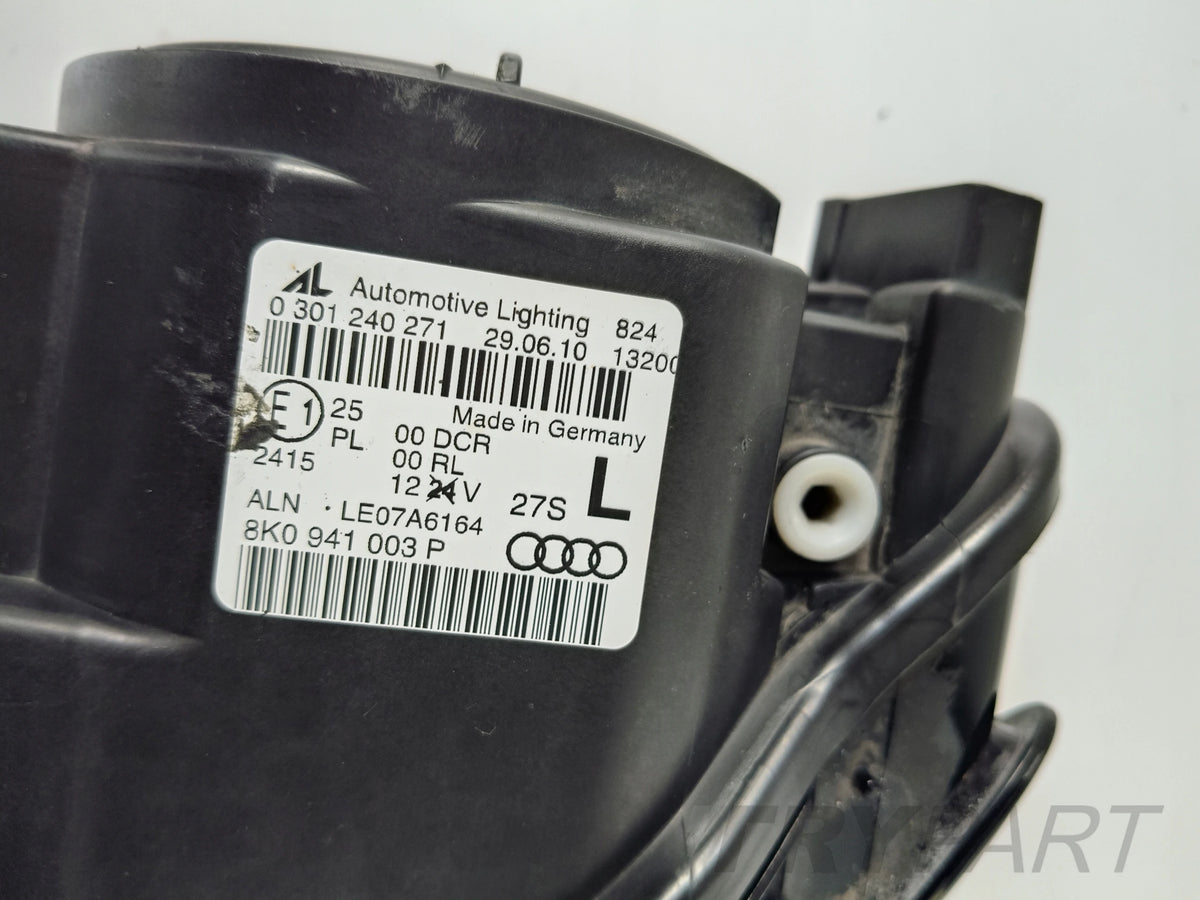 LEFT HEADLIGHT AUDI A4 B8 8K 8K0 07-11 XENON LED NON-AFS