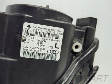 LEFT HEADLIGHT AUDI A4 B8 8K 8K0 07-11 XENON LED NON-AFS