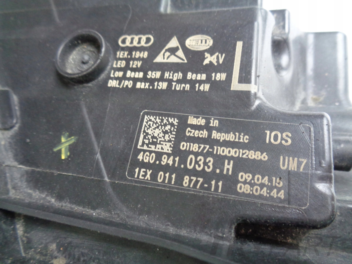 LEFT HEADLIGHT AUDI A6 C7 4G 4G0 14- LIFT FULL LED