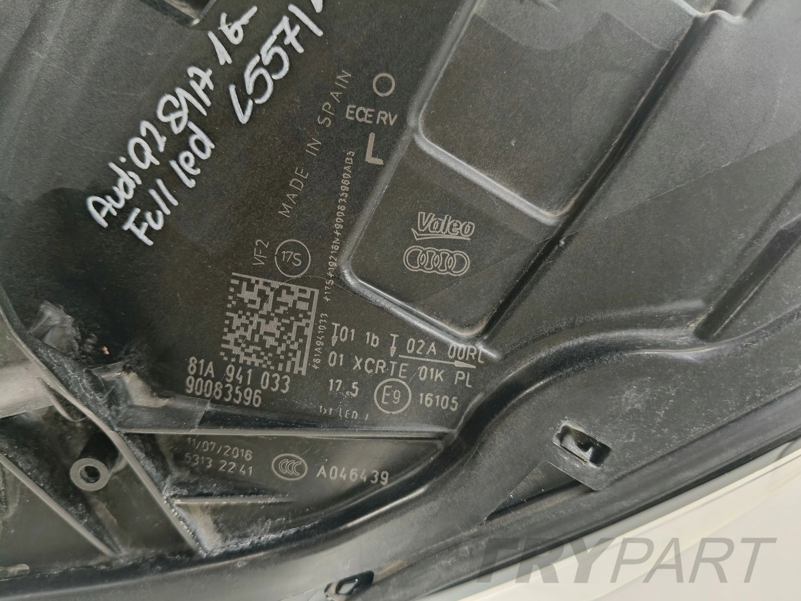 LEFT HEADLIGHT AUDI Q2 81A 16- FULL LED