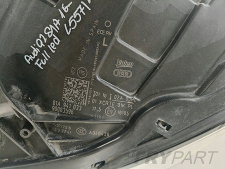 LEFT HEADLIGHT AUDI Q2 81A 16- FULL LED
