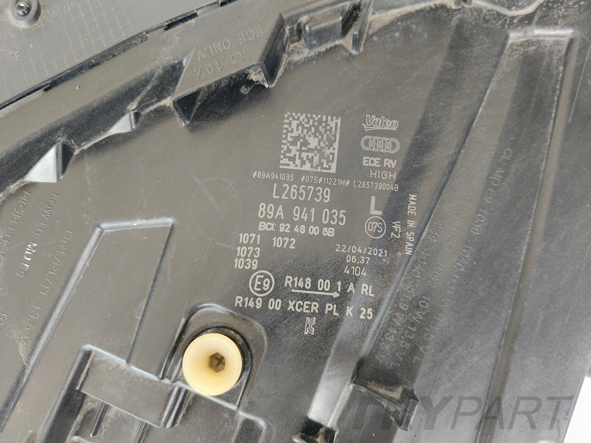 LEFT HEADLIGHT AUDI Q4 89A FULL LED MATRIX