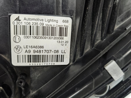 LEFT HEADLIGHT BMW 3 G20 G21 18- FULL LED LASER