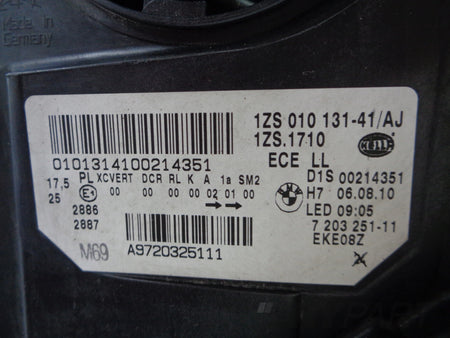 LEFT HEADLIGHT BMW 5 F10 F11 10-13 XENON LED ADAPTIVE