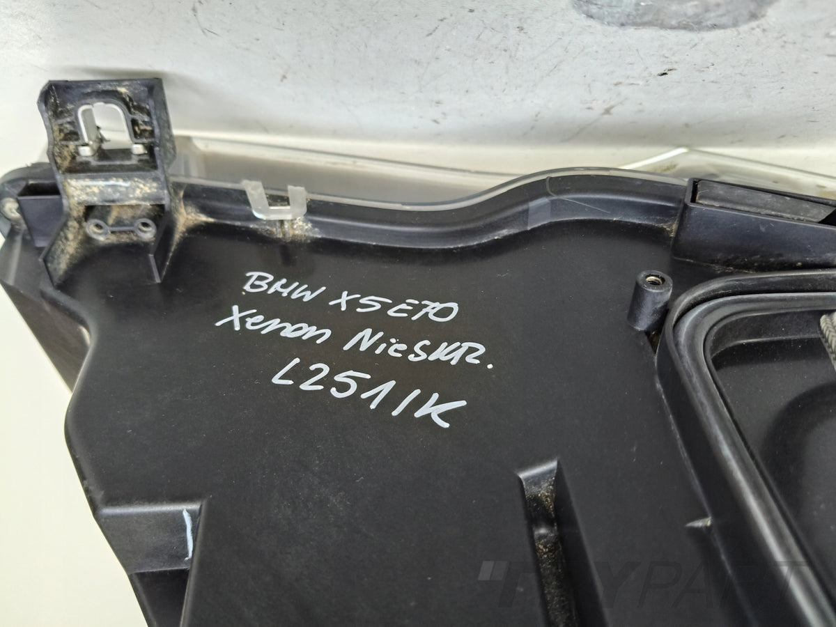 LEFT HEADLIGHT BMW X5 E70 XENON NON-ADAPTIVE