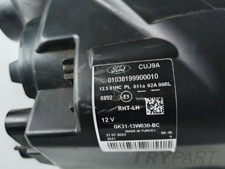 LEFT HEADLIGHT FORD TRANSIT MK8 14- DARK