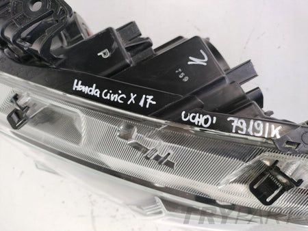 LEFT HEADLIGHT HONDA CIVIC X 17-