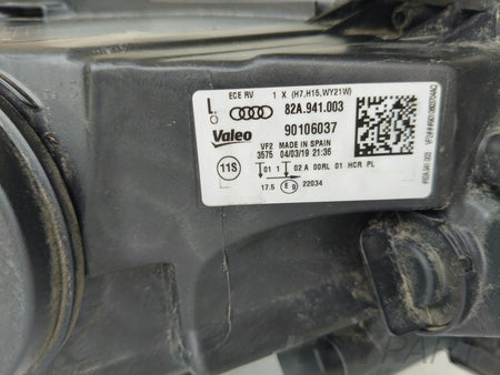 LEFT HEADLIGHT LAMP AUDI A1 82A 18-