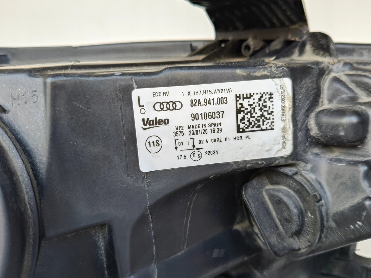 LEFT HEADLIGHT LAMP AUDI A1 II 82A 18-
