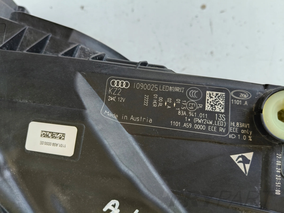 LEFT HEADLIGHT LAMP AUDI Q3 II 83A 18- FULL LED