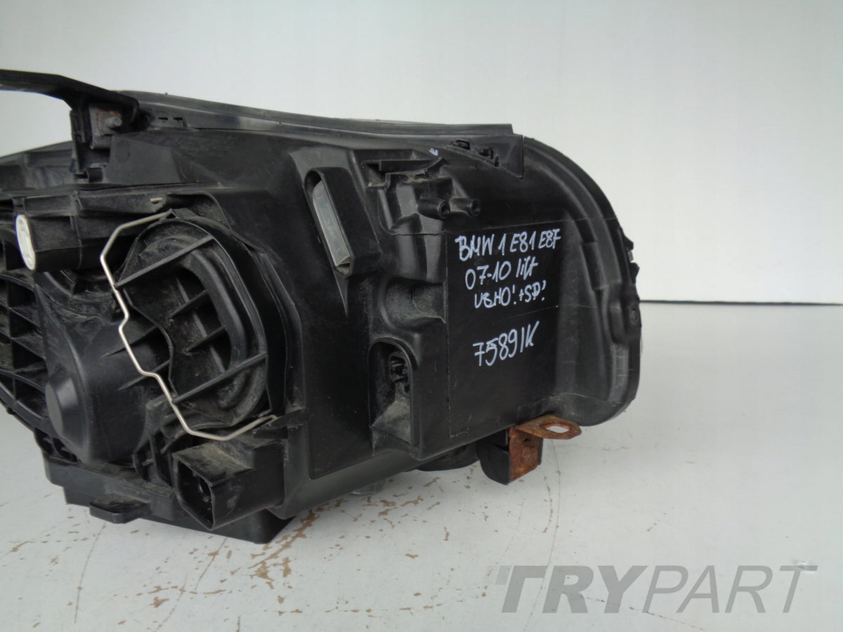 LEFT HEADLIGHT LAMP BMW 1 E81 E87 07-10 LIFT