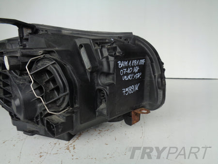 LEFT HEADLIGHT LAMP BMW 1 E81 E87 07-10 LIFT