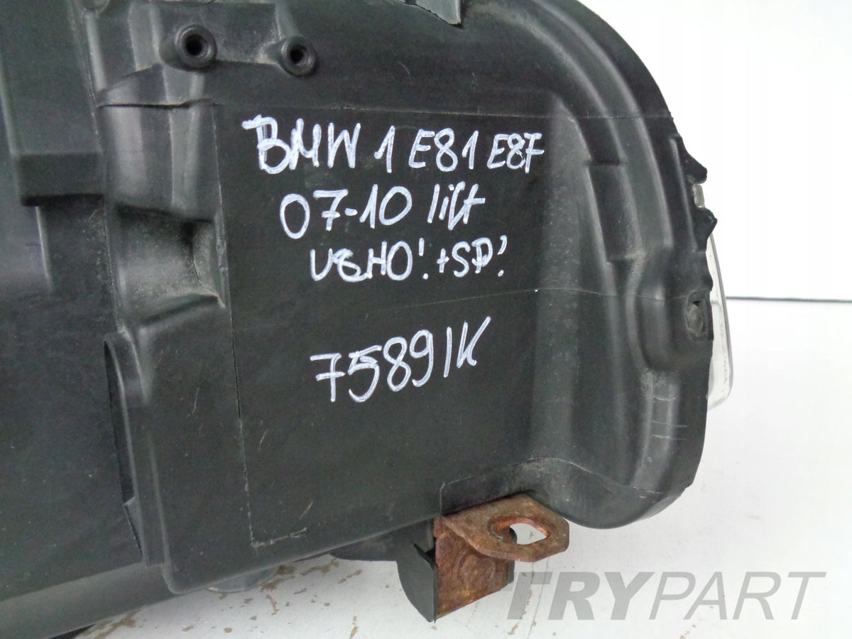 LEFT HEADLIGHT LAMP BMW 1 E81 E87 07-10 LIFT
