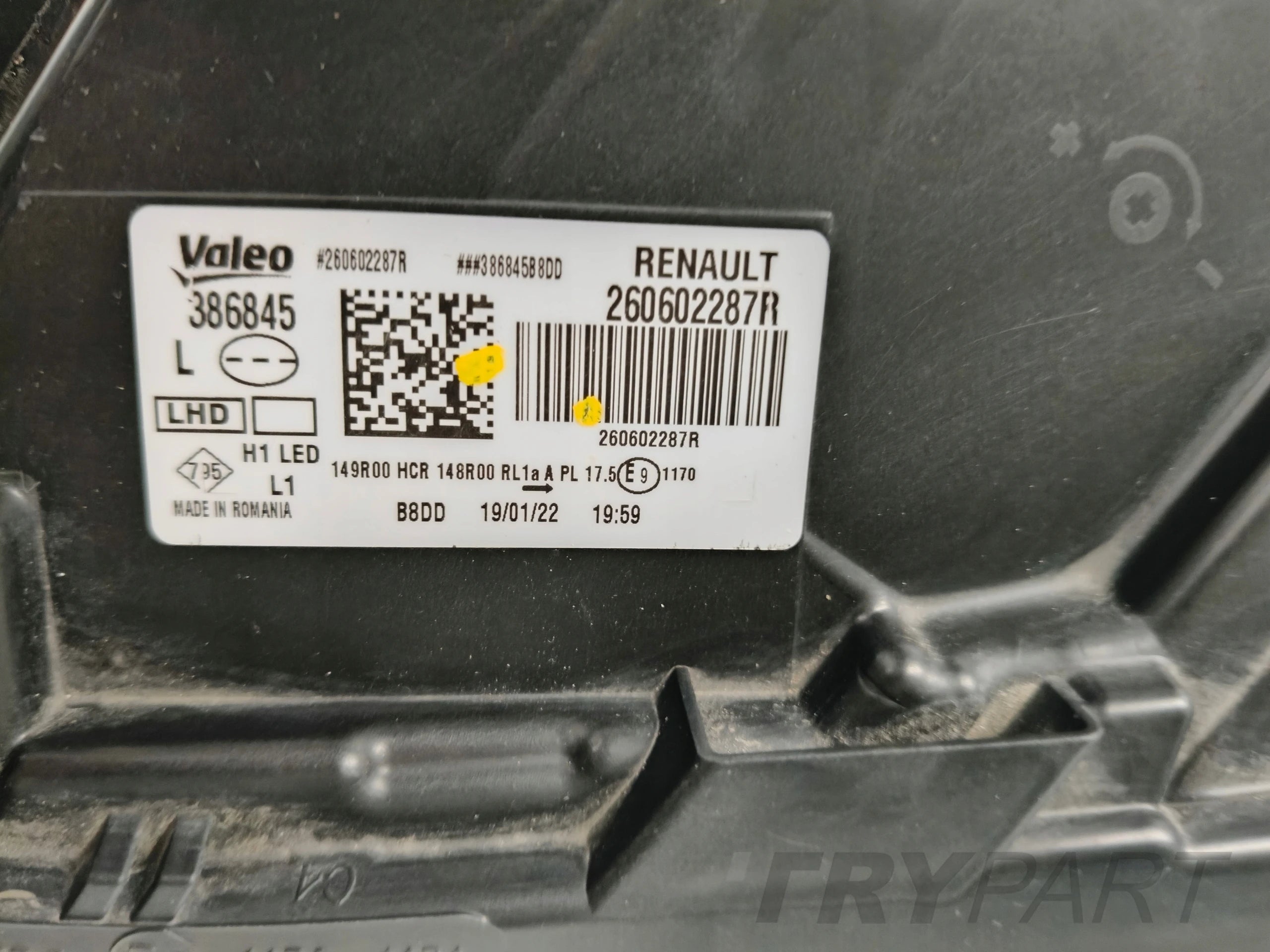 LEFT HEADLIGHT LAMP DACIA DUSTER II 21- LIFT FULL LED