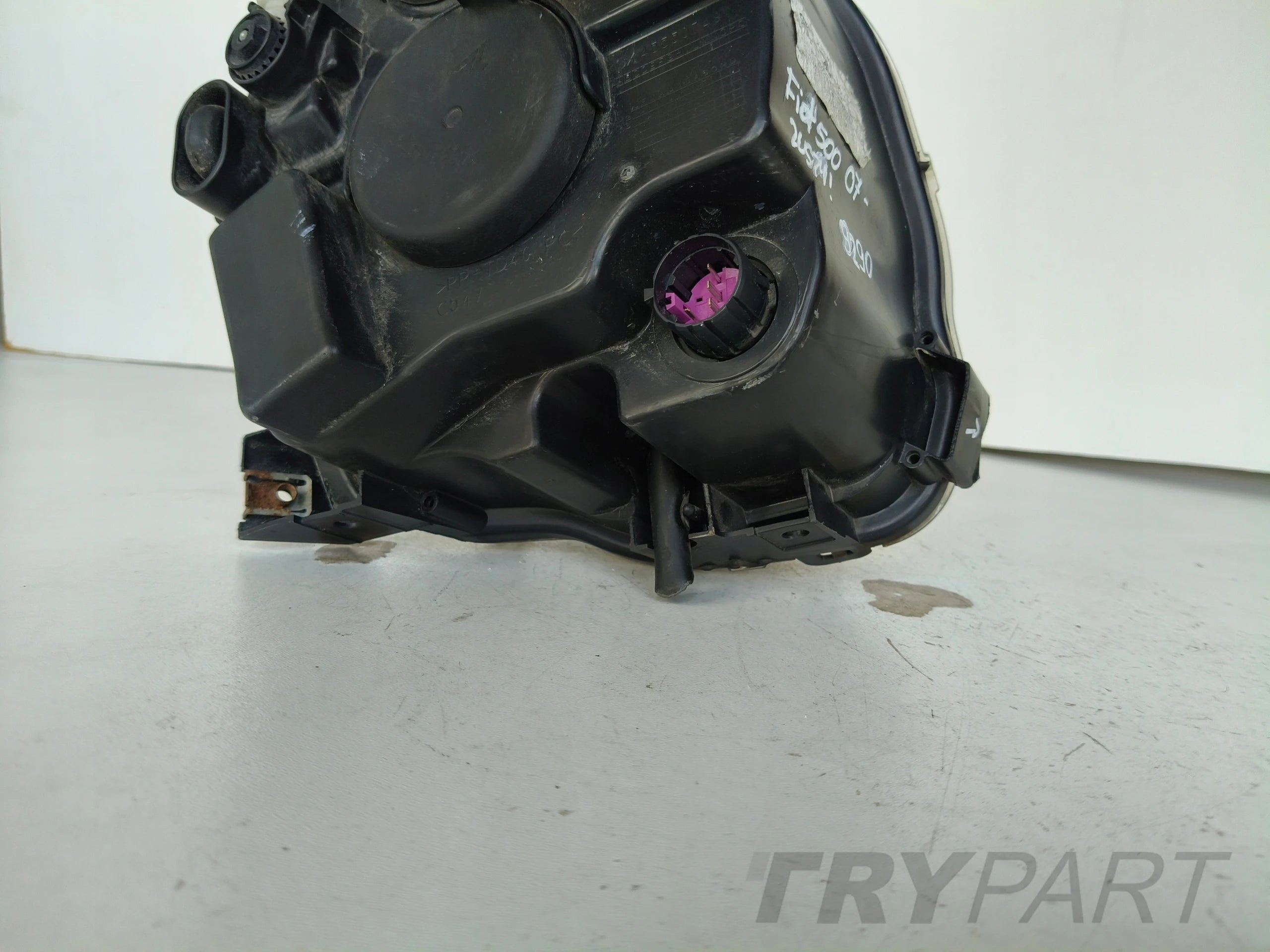 LEFT HEADLIGHT LAMP FIAT 500 07-15