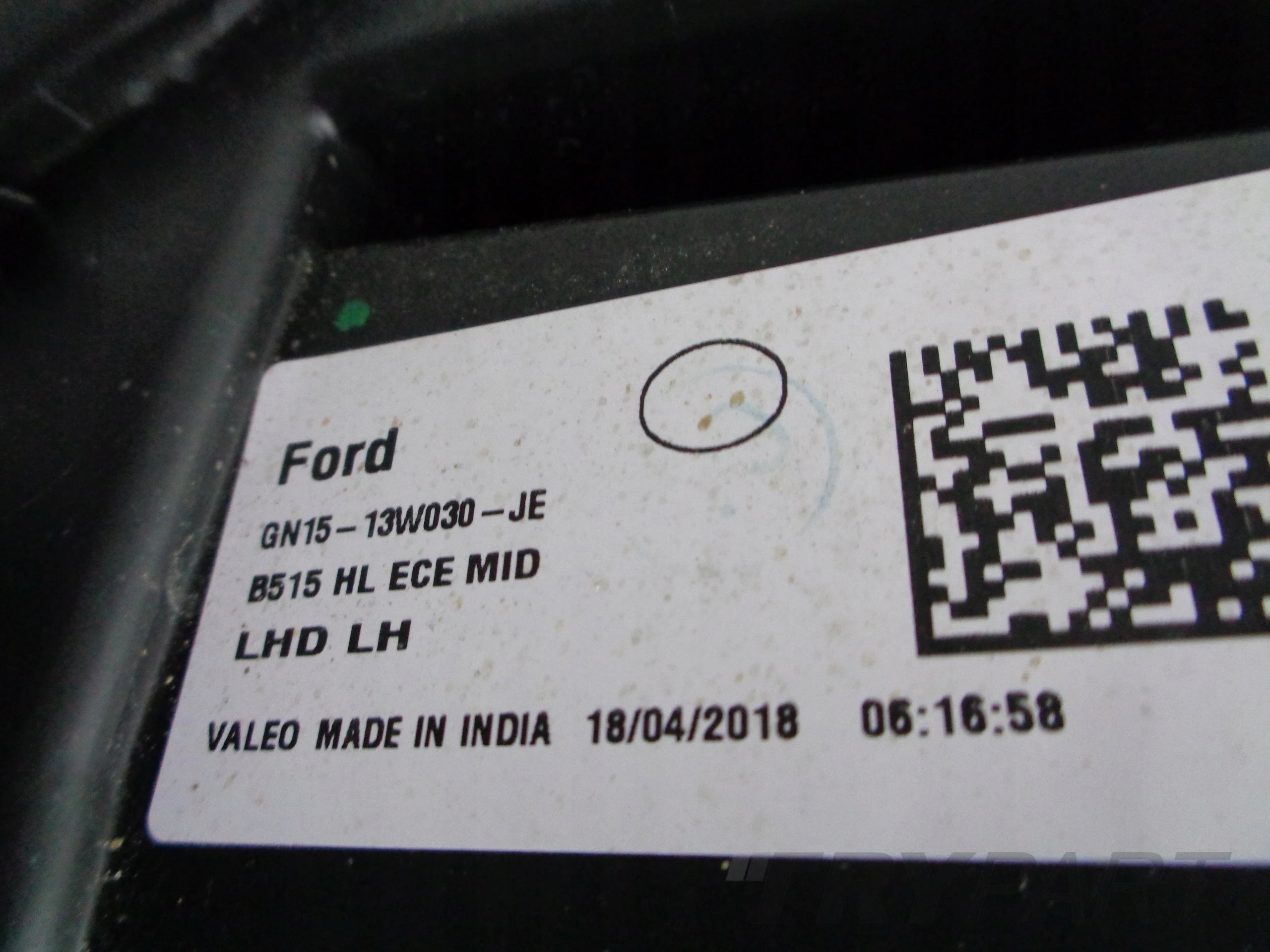 LEFT HEADLIGHT LAMP FORD ECOSPORT 17- FACELIFT