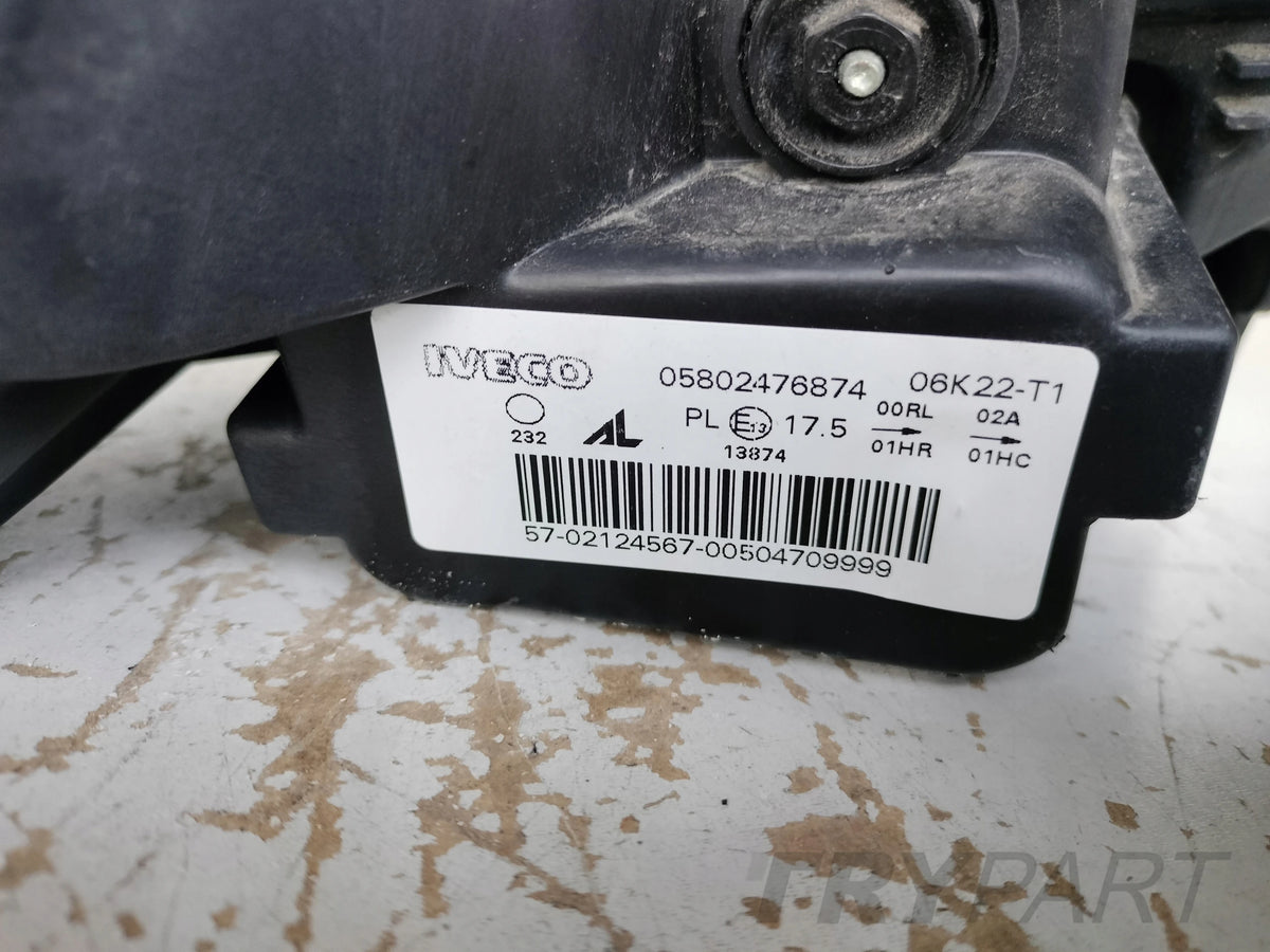 LEFT HEADLIGHT LAMP IVECO DAILY 19- LIFT