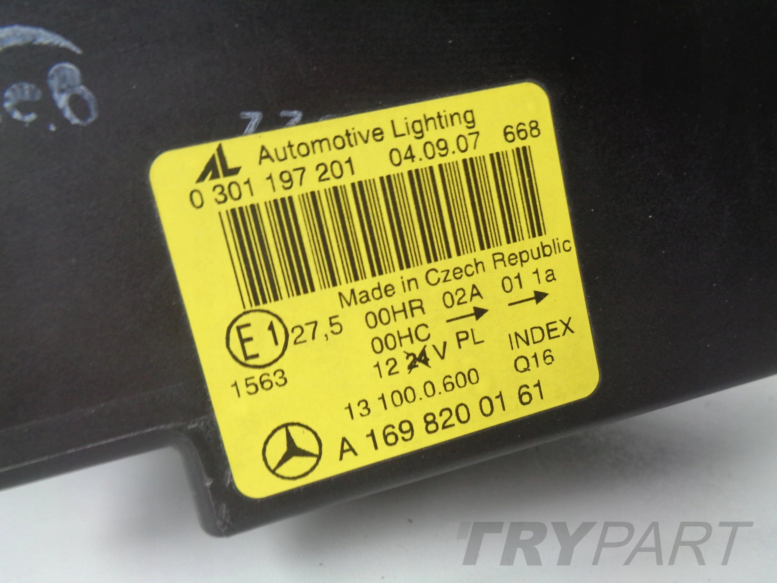 LEFT HEADLIGHT LAMP MERCEDES A-CLASS W169 04-08