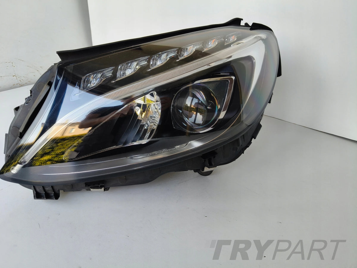 LEFT HEADLIGHT LAMP MERCEDES C-CLASS W205 14-18 FULL LED