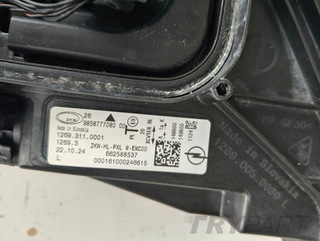 LEFT HEADLIGHT LAMP OPEL ASTRA VI L 22- FULL LED INTELLI-LUX