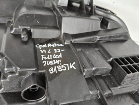 LEFT HEADLIGHT LAMP OPEL ASTRA VI L 22- FULL LED