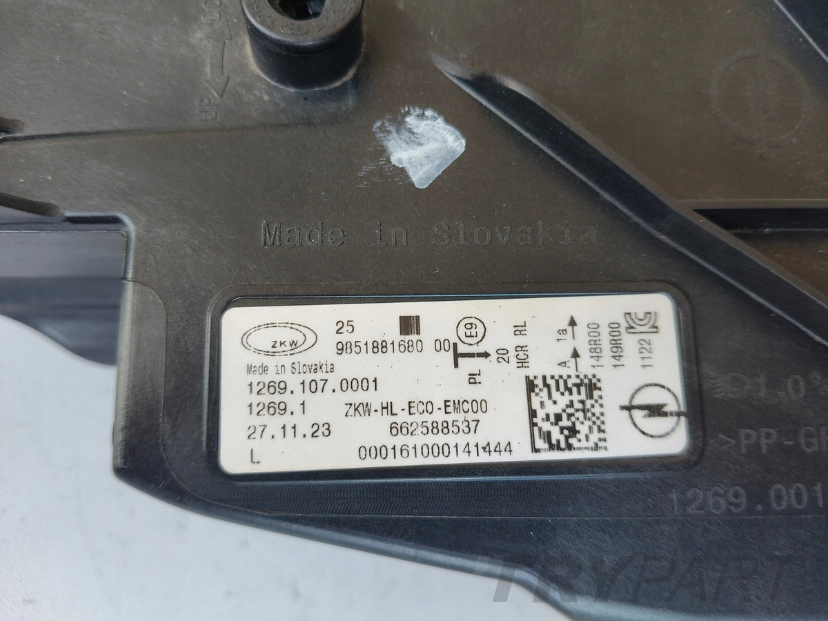 LEFT HEADLIGHT LAMP OPEL ASTRA VI L 22- FULL LED