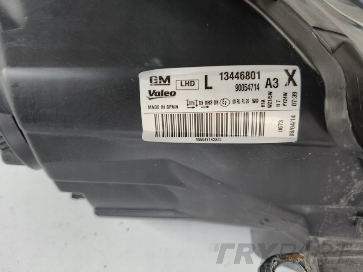 LEFT HEADLIGHT LAMP OPEL CORSA D 11-14 LIFT DARK