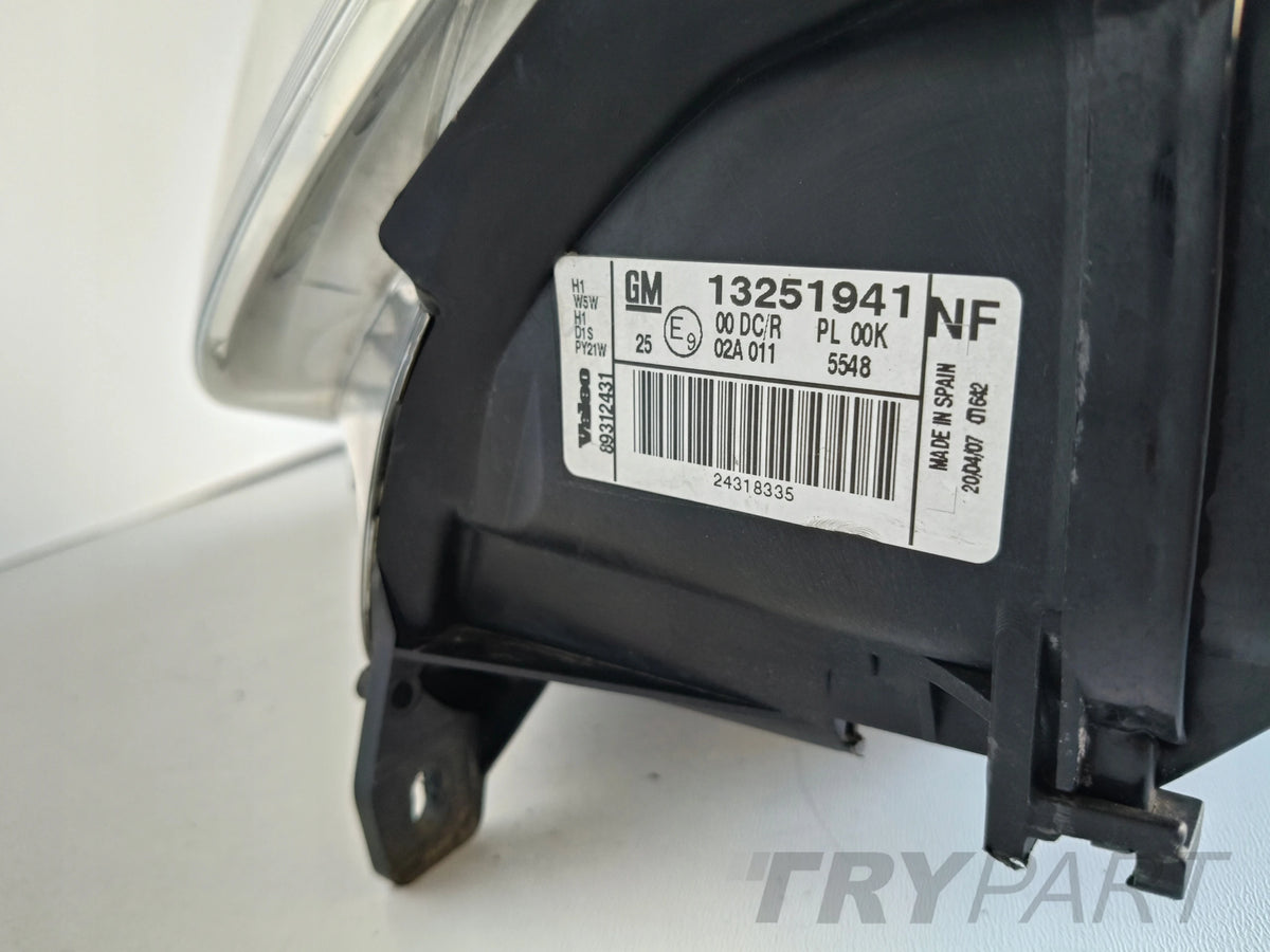LEFT HEADLIGHT LAMP OPEL VECTRA C 05- LIFT XENON SWIVEL