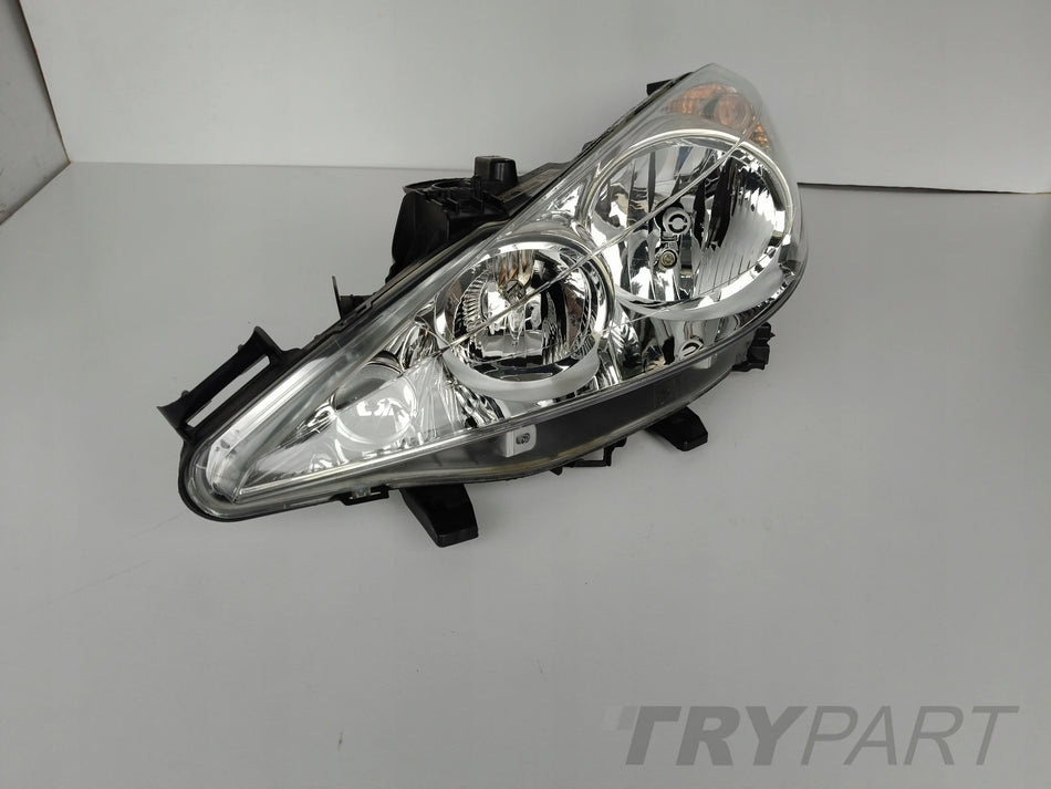 LEFT HEADLIGHT LAMP PEUGEOT 207 06-12