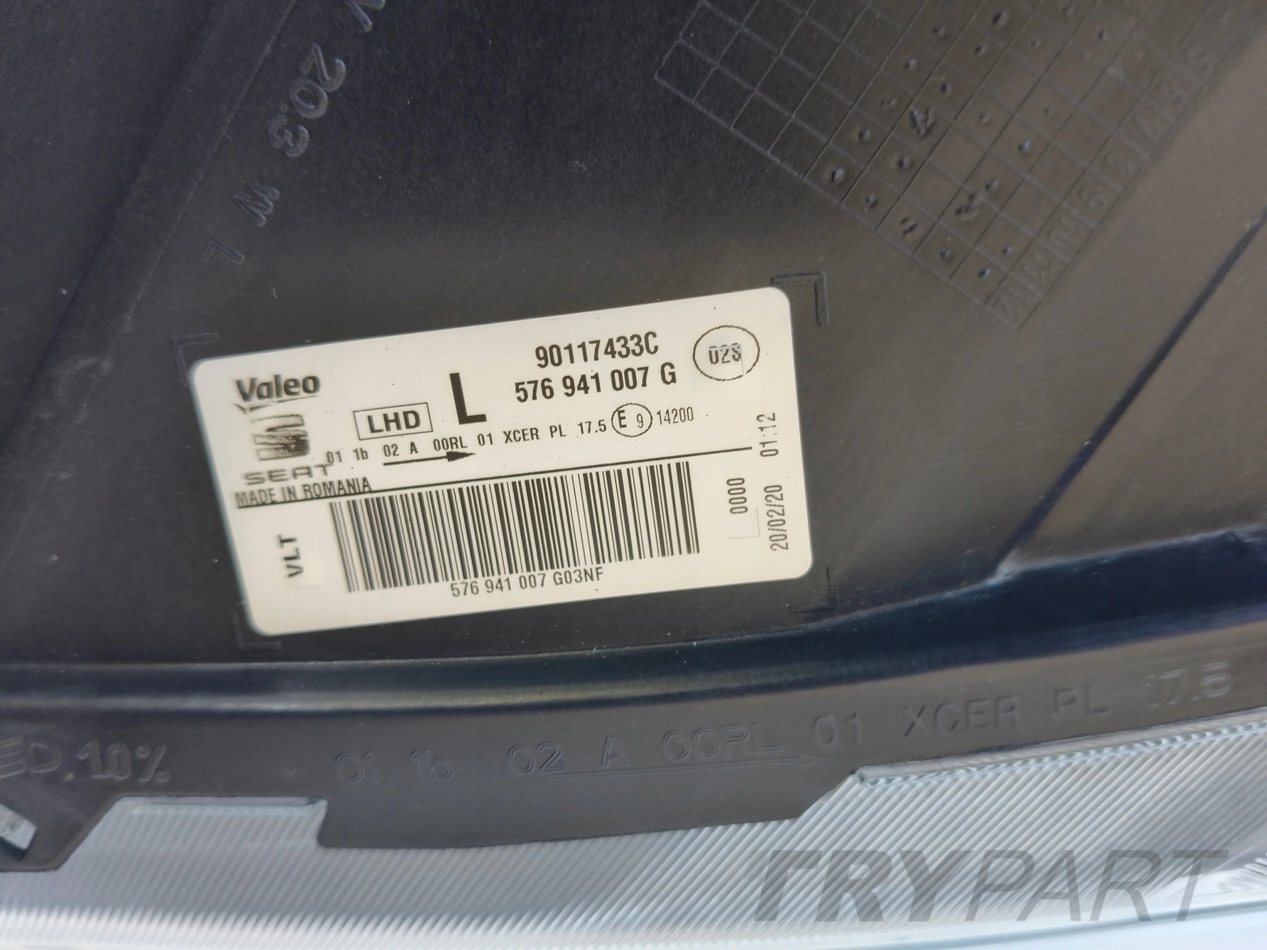 LEFT HEADLIGHT LAMP SEAT ATECA 575 16- FULL LED
