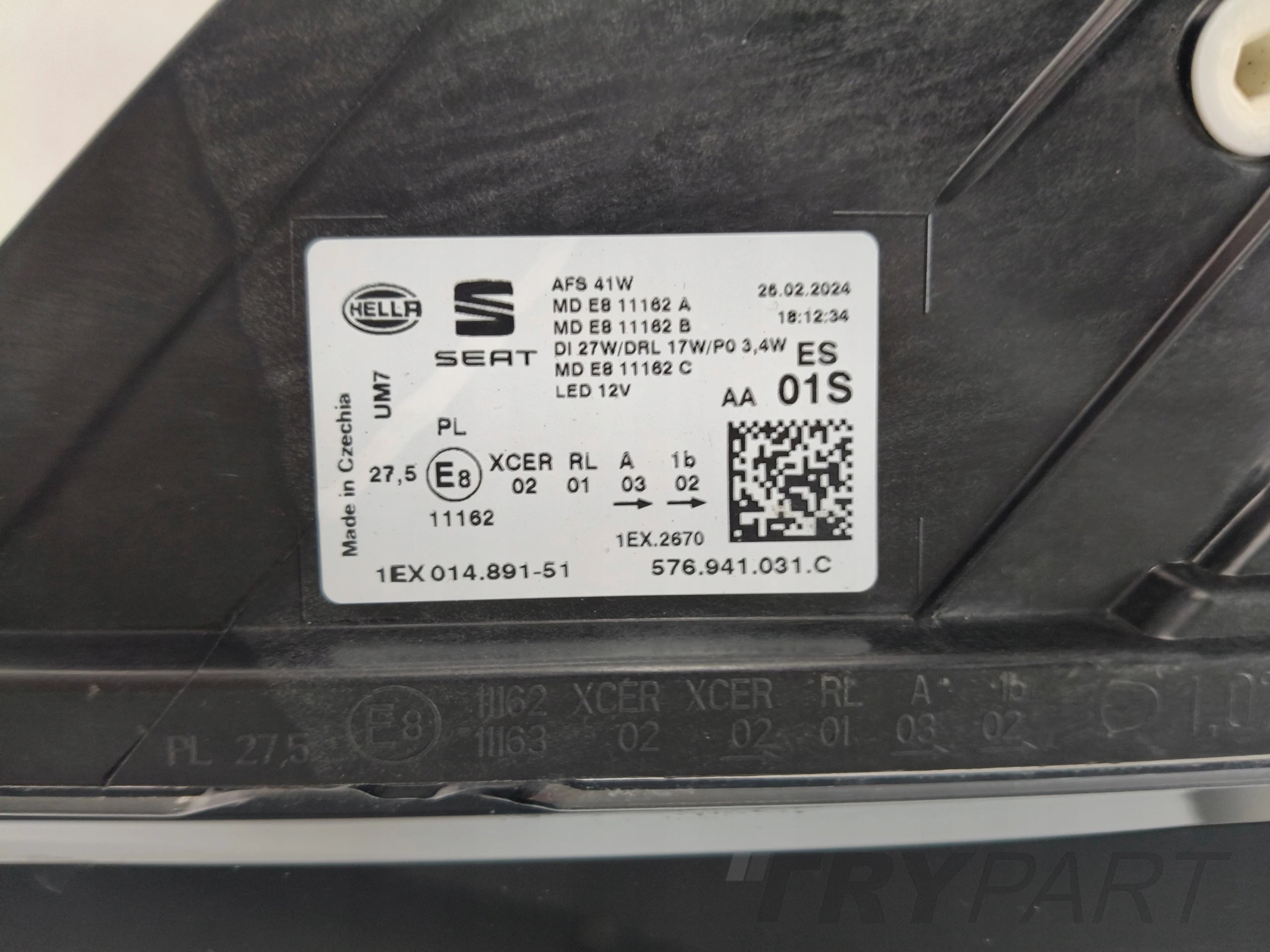 LEFT HEADLIGHT LAMP SEAT ATECA 575 20- LIFT FULL LED