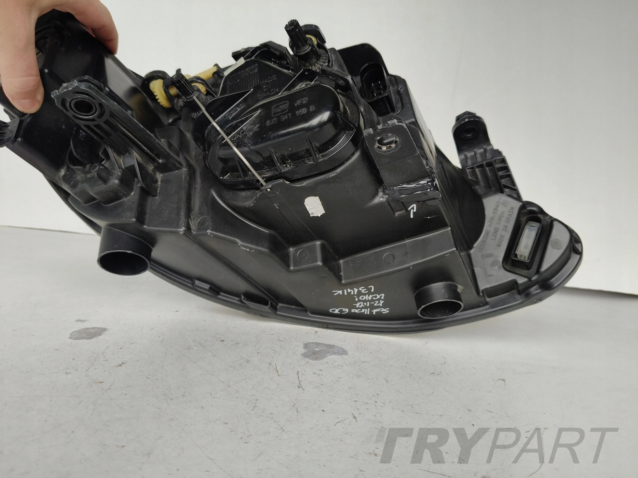 LEFT HEADLIGHT LAMP SEAT IBIZA 6J 6J0 12-16 FACELIFT