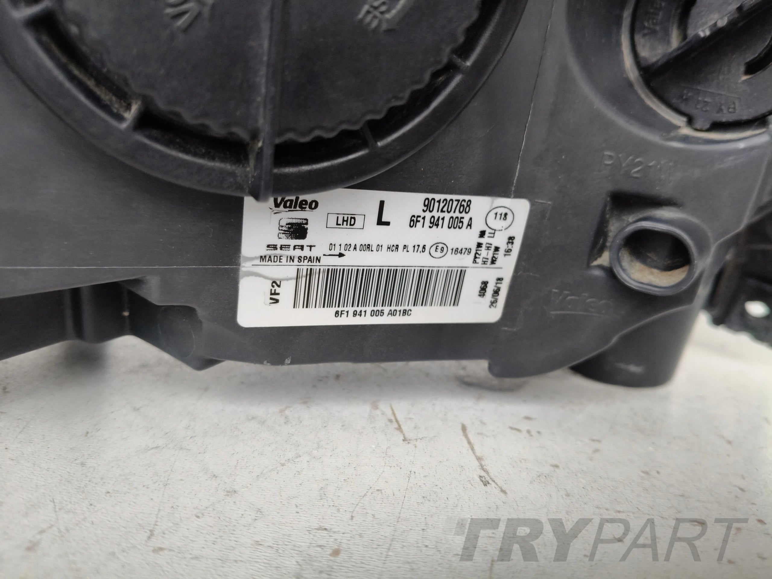 LEFT HEADLIGHT LAMP SEAT IBIZA V 6F 6F0 17- ARONA 6F9