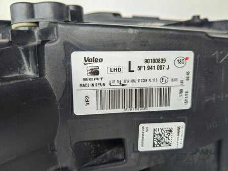 LEFT HEADLIGHT LAMP SEAT LEON III 3 5F 5F0 17- LIFT FULL LED
