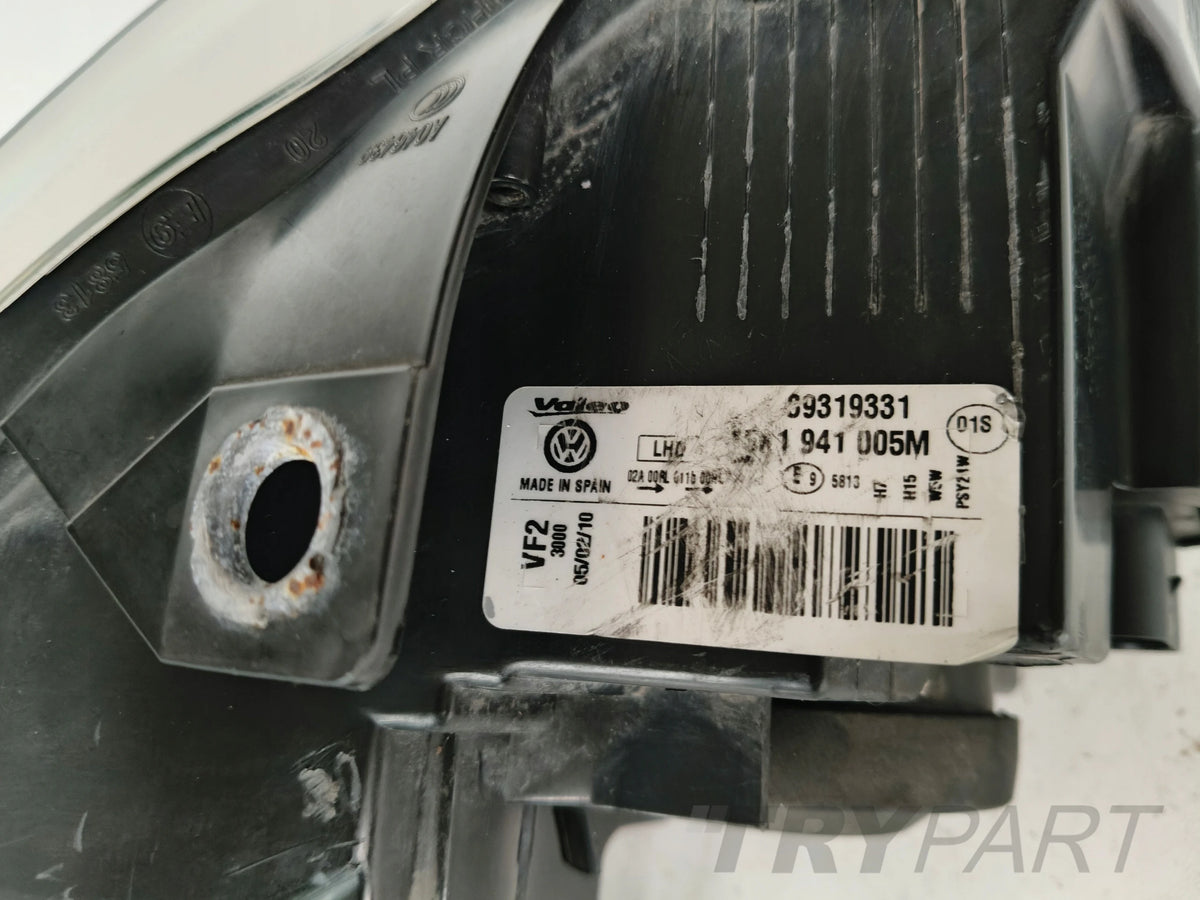 LEFT HEADLIGHT LAMP VW GOLF VI 6 5K 5K0 08-12 VALEO