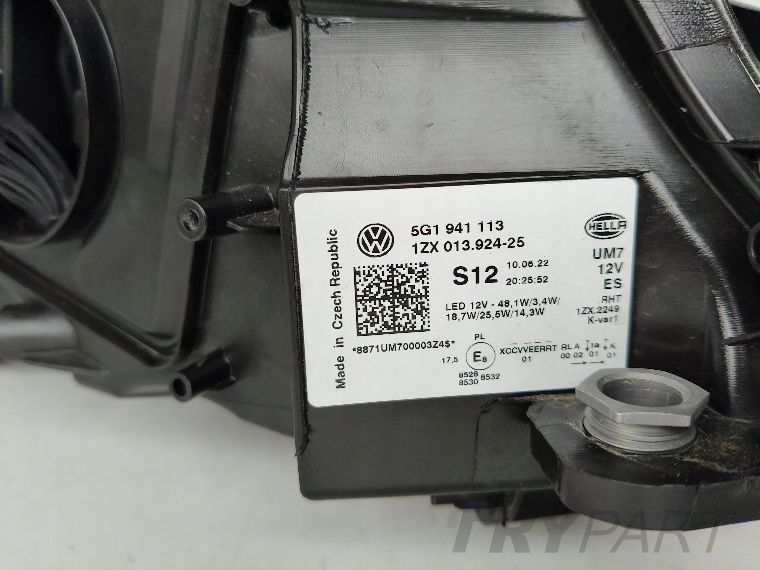 LEFT HEADLIGHT LAMP VW GOLF VII 7 5G 5G0 17- LIFT FULL LED