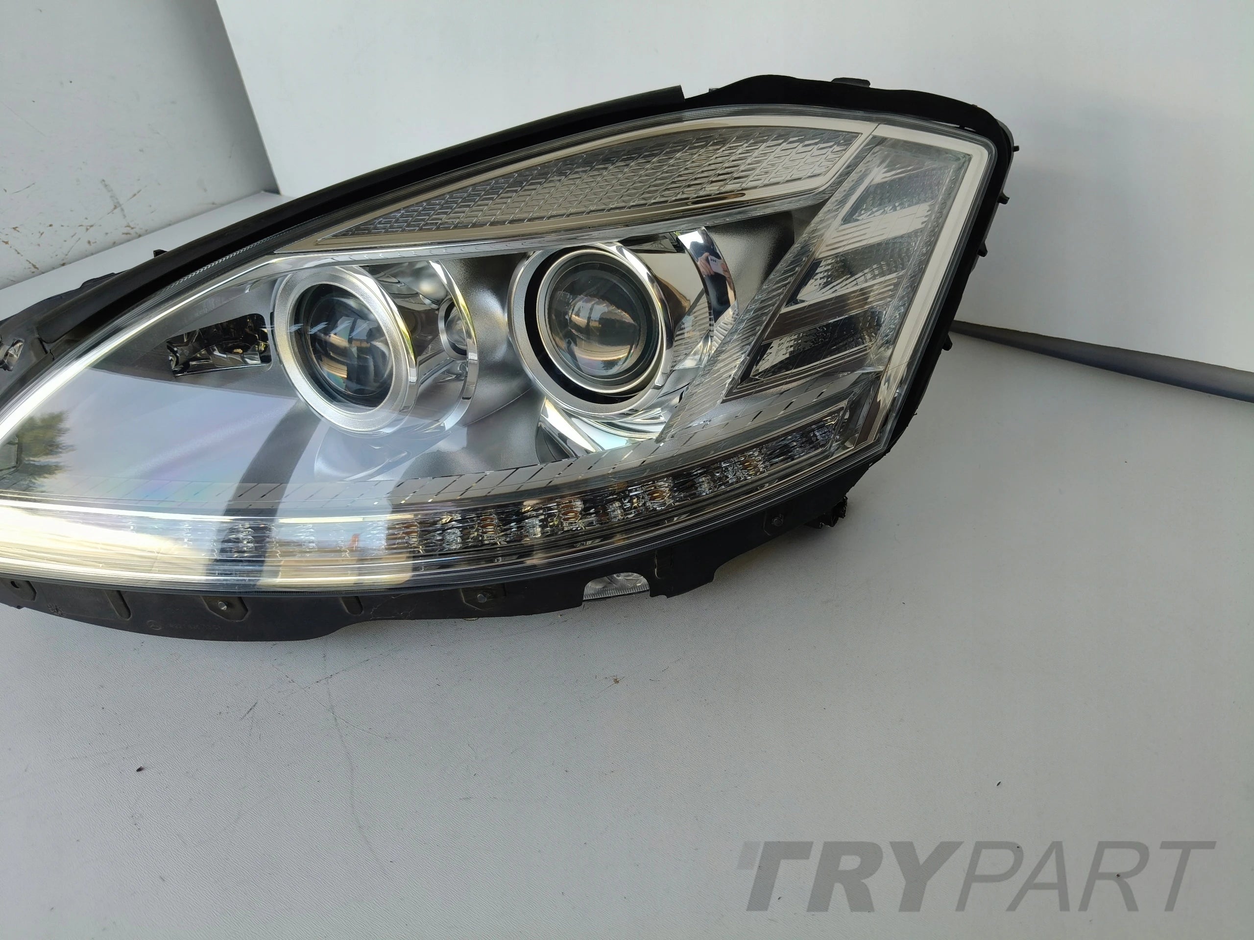 LEFT HEADLIGHT MERCEDES S-CLASS W221 FACELIFT XENON LED ILS NIGHT VISION
