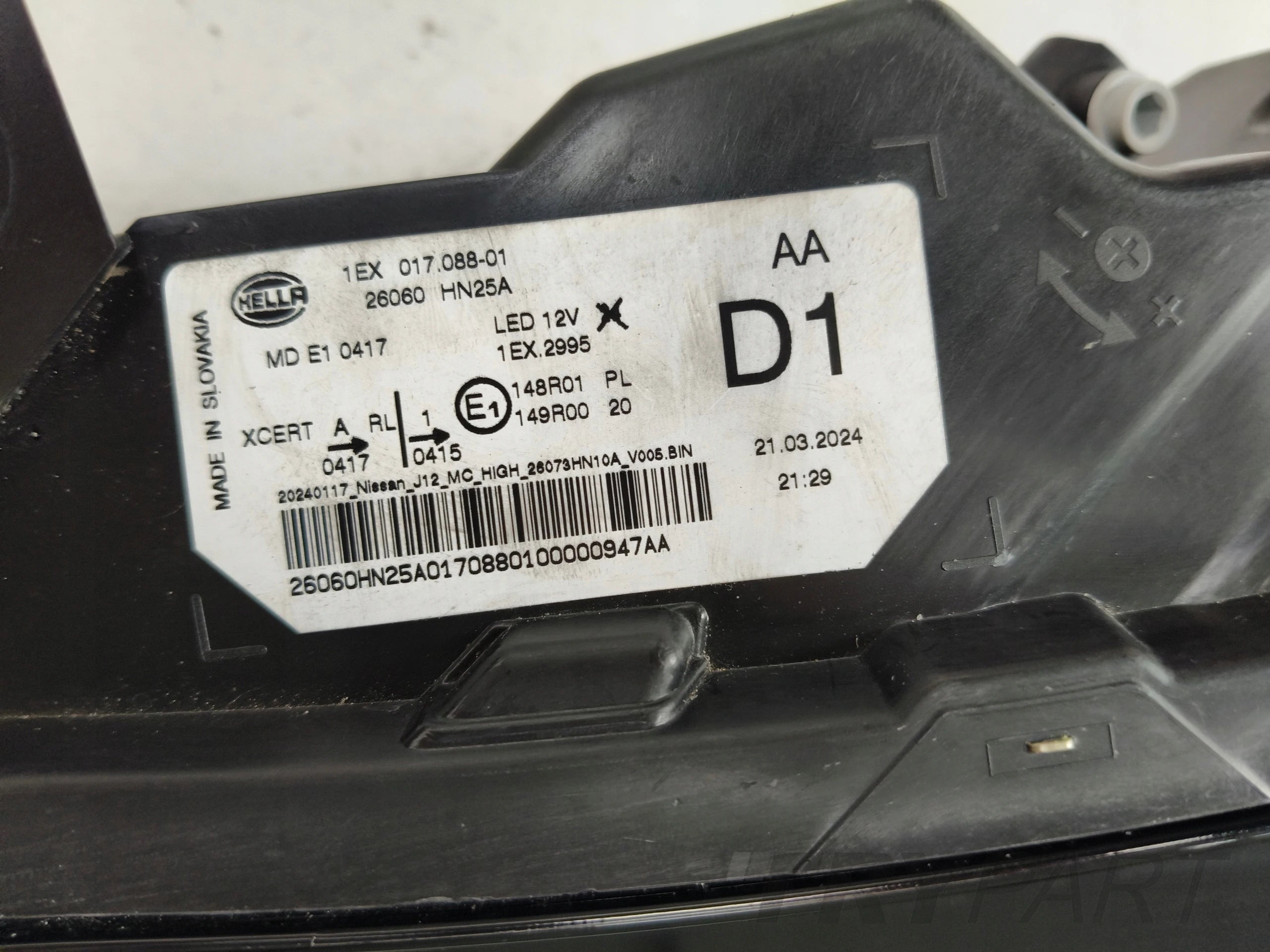 LEFT HEADLIGHT NISSAN QASHQAI III 24- LIFT FULL LED