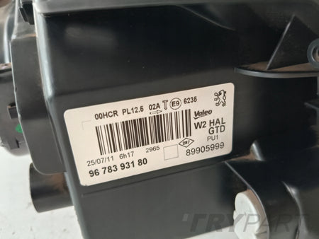LEFT HEADLIGHT PEUGEOT 508 10-14