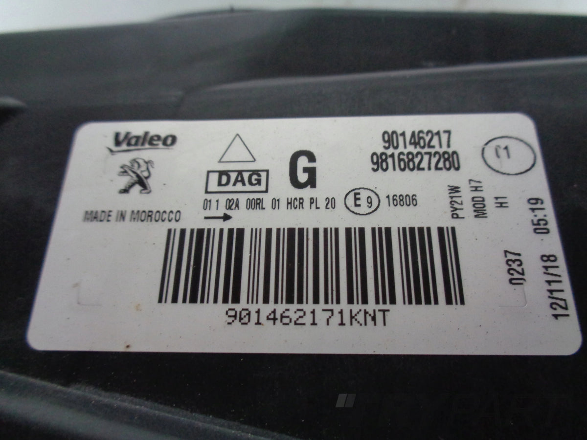 LEFT HEADLIGHT PEUGEOT RIFTER 18- LED