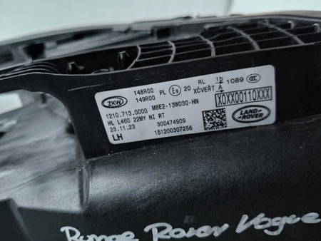 LEFT HEADLIGHT RANGE ROVER VOGUE L460 22- FULL LED