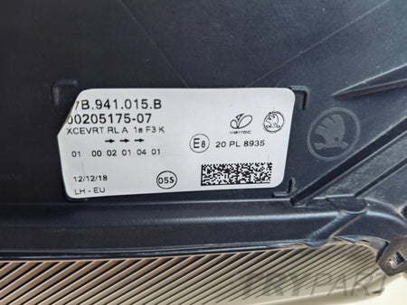 LEFT HEADLIGHT SKODA KAROQ 57A 17- FULL LED