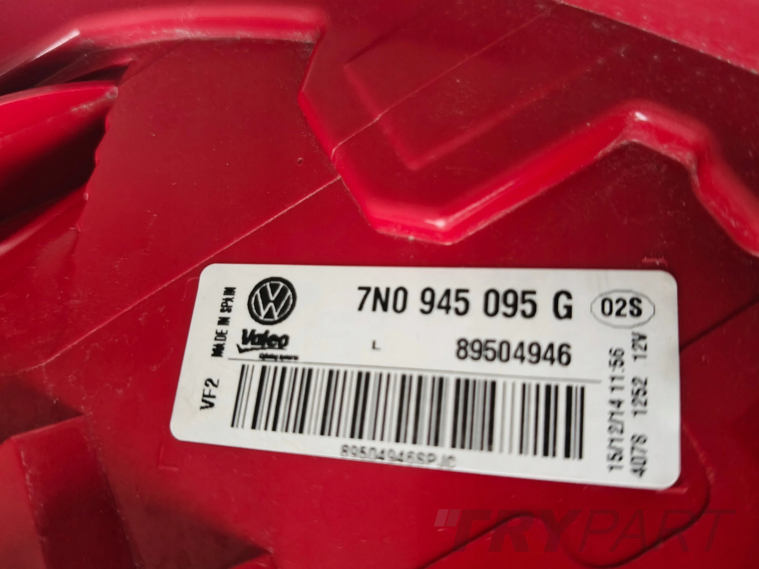 LEFT TAIL LIGHT VW SHARAN 7N 7N0 10-